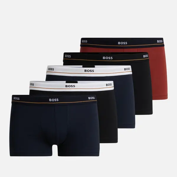 BOSS Bodywear 5-Pack Stretch Cotton Boxer Trunks - S Multi Underwear and Nightwear male 50514909-983 S