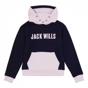 Jack Wills Crop OTH LB Hdy JG12 - Navy/Pink