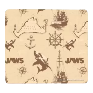 Jaws Map Gaming Mouse Mat - Small