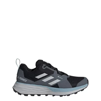 adidas Terrex Two GORE-TEX Trail Running Shoes Womens - Core Black / Grey Three / Ash