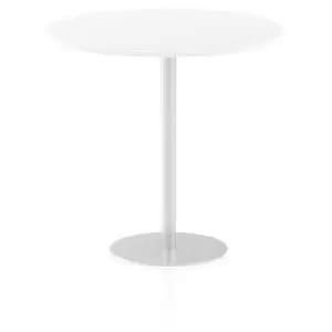 Italia Poseur Table Round 1200 Top 1145 High White