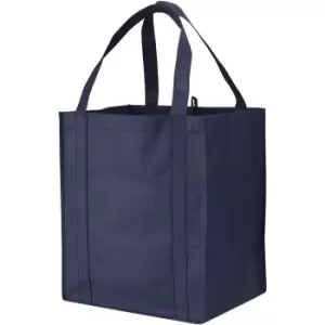 Bullet Liberty Non Woven Grocery Tote (Pack Of 2) (33 x 25.4 x 36.8 cm) (Navy)