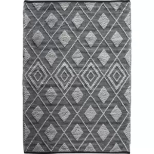 Sheya Black and Natural Rug Black/White