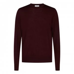 Calvin Klein Superior Wool Sweater - Oxblood Red