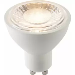 Loops - 7W smd GU10 LED Bulb - Warm White - Dimmable Light Bulb Lamp - Matt White