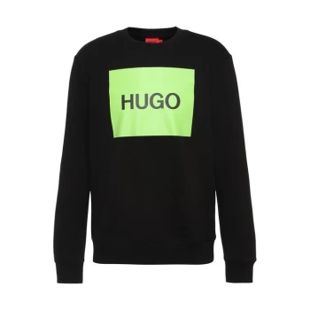 Hugo Boss Duragol Large Logo Sweatshirt Black Size S Men