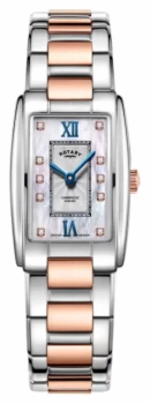 Rotary LB05437/07/D Womens Cambridge Diamond Set Two-Tone Watch