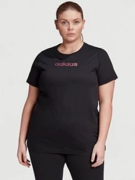 Adidas Essentials Tee - Plus Size, Black, Size 3X, Women