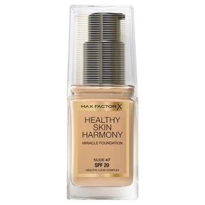 Max Factor Healthy Skin Harmony Foundation Nude 47 Nude