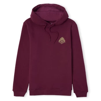 Harry Potter Hogwarts Signature Unisex Hoodie - Burgundy - XL