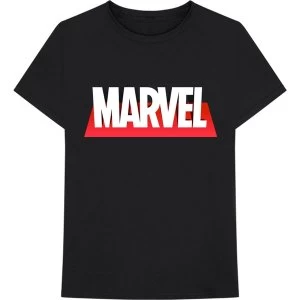 Marvel Comics - Out The Box Logo Unisex XX-Large T-Shirt - Black