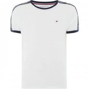 Tommy Bodywear Crew Neck Plain Nightewear Tshirt - White