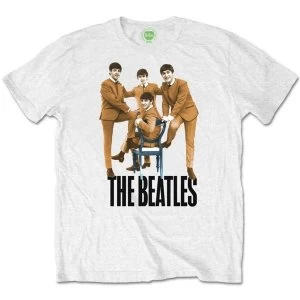 The Beatles Chair Mens Large T-Shirt - White