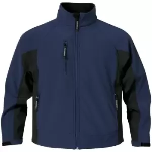 Stormtech Mens Bonded TeflonA DWR Wind/Water Repellent Jacket (XL) (Navy/Black)