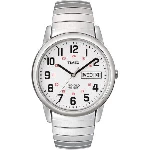 Timex T20461 Mens Easy Reader Watch with Stainless Steel Strap