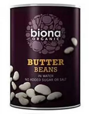 Biona Organic Butter Beans 400g