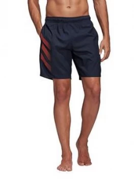 adidas BOS 3S Swim Shorts - Ink, Size 34, Men