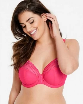 Elomi Matilda Neon Pink Plunge Wired Bra