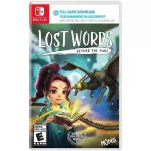 Lost Words Beyond The Page Nintendo Switch Game