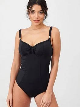 Panache Anya Riva Balconnet Swimsuit - Black, Size 36D, Women