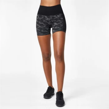 Everlast Seamless Camo 5" Shorts - Black