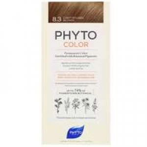 PHYTO COLOR: Permanent Hair Dye Shade: 8.3 Light Golden Blonde