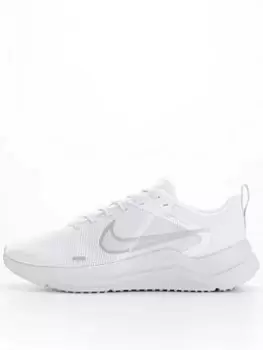 Nike Downshifter - White/Silver , White/Silver, Size 3, Women