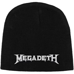 Megadeth - Logo Unisex Beanie Hat - Black