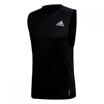 adidas Own the Run Tank Top male - Black