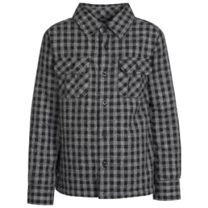 Trespass Childrens/Kids Average Long Sleeved Gingham Shirt (9-10 Years) (Navy Gingham)