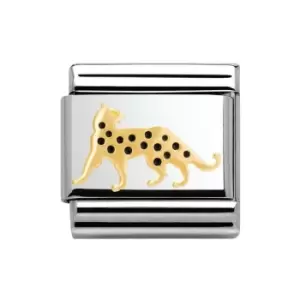 Nomination Classic Stainless Steel & Enamel Leopard Charm