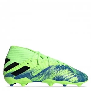 adidas Nemeziz 19.3 Childrens FG Football Boots - Green/Black/Blu