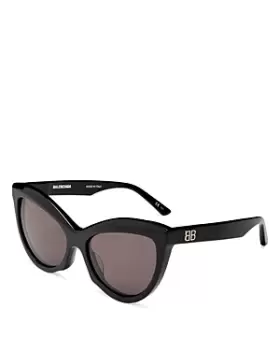 Balenciaga Womens Cat Eye Sunglasses, 57 mm