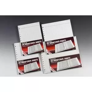 Twinlock Variform Multi-ring Binder V8 Cash Refill Sheets 12 Columns (Pack of 75)