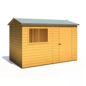 Shire Lewis 10 x 6ft Style C Reverse Apex Shed - Garden & Outdoor