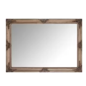 Premier Housewares Baroque Rectangular Wall Mirror - Gold