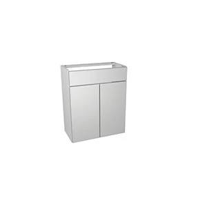 Wickes Vienna Grey Gloss Fitted Vanity Unit - 600 mm