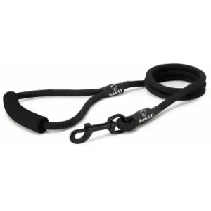 Strong Nylon Rope Dog Puppy Pet Lead Leash with Clip for Collar Harness - Black - X-Large - Bunty