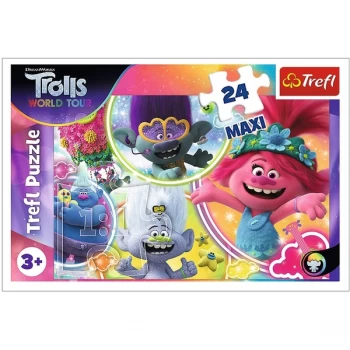 The Music World Of Trolls Jigsaw Puzzle - 24 Pieces