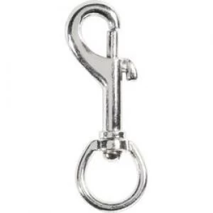 TOOLCRAFT Spring hook rotating ring 75mm x 12 mm