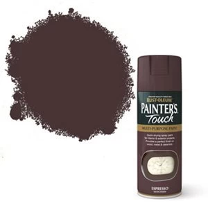 Rust-Oleum Painter's Touch Espresso Satin Spray Paint 400ml