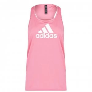 adidas Logo Tank Top - Hazy Rose