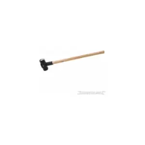 Silverline 10lb Hardwood Handle Sledge Club Lump Hammer Rubber Grip 868661