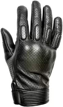 Helstons Side perforated Summer Motorcycle Gloves, black, Size XL, black, Size XL