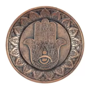 Hands of Hamsa Incense Stick Plate