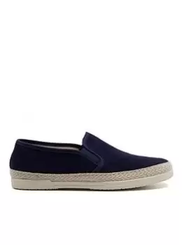 Dune Fransisco Plimsolls Male Navy UK Size 10