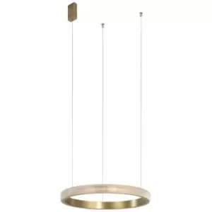 Merano - Columbia 45cm Integrated LED Pendant Ceiling Light Antique Brass Aluminium LED 18W 1020Lm 3000K