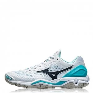 Mizuno Wave Stealth V Ladies Netball Trainers - White