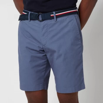 Tommy Hilfiger Mens Brooklyn Light Twill Shorts - Faded Indigo - W34