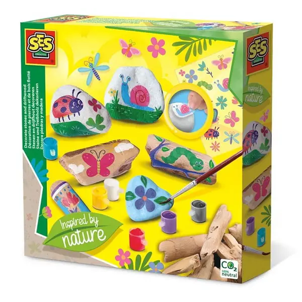 SES Creative Inspired by Nature Decorate Stones and Driftwood - Multi One Size